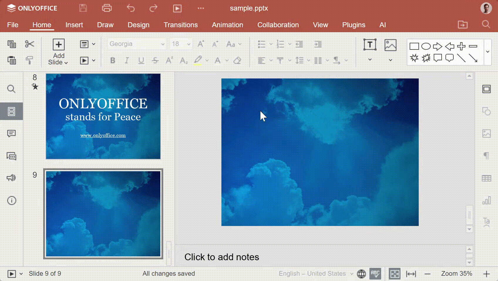 addTextToPlaceholder