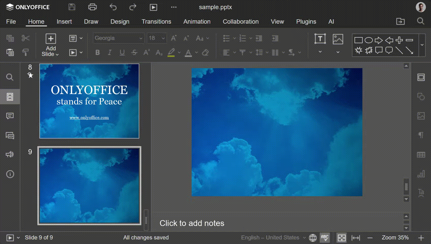 addTextToPlaceholder