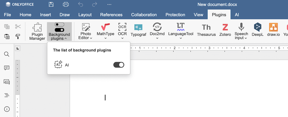Background plugin