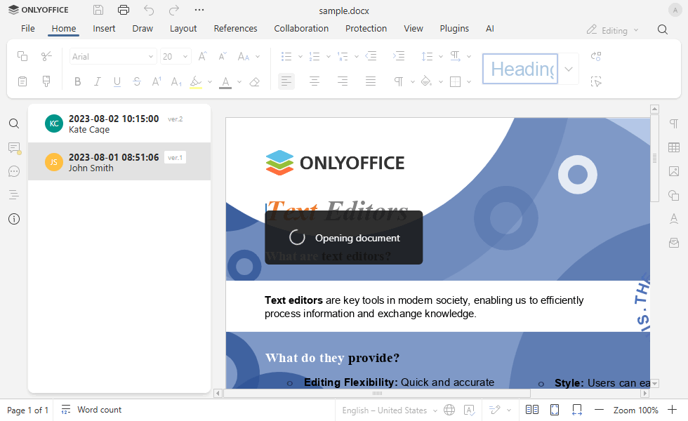 The file version cannot be opened