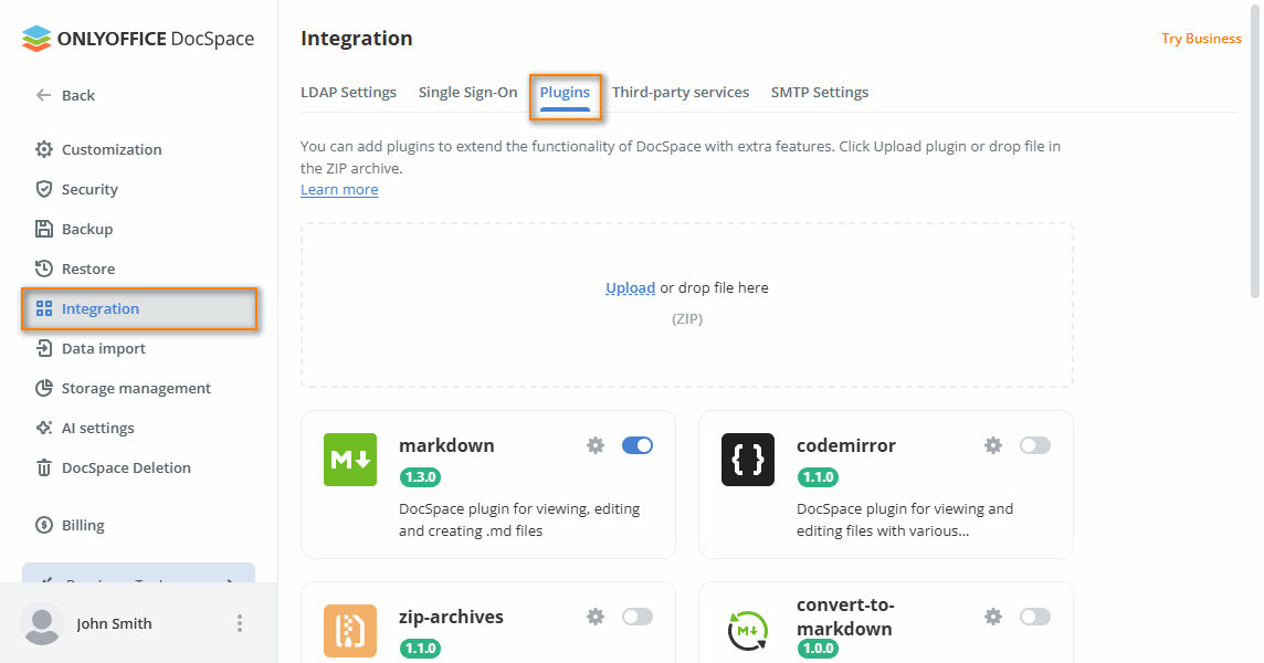 DocSpace plugins