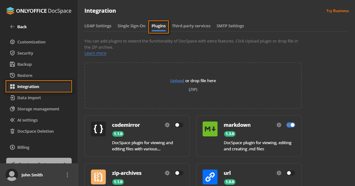 DocSpace plugins