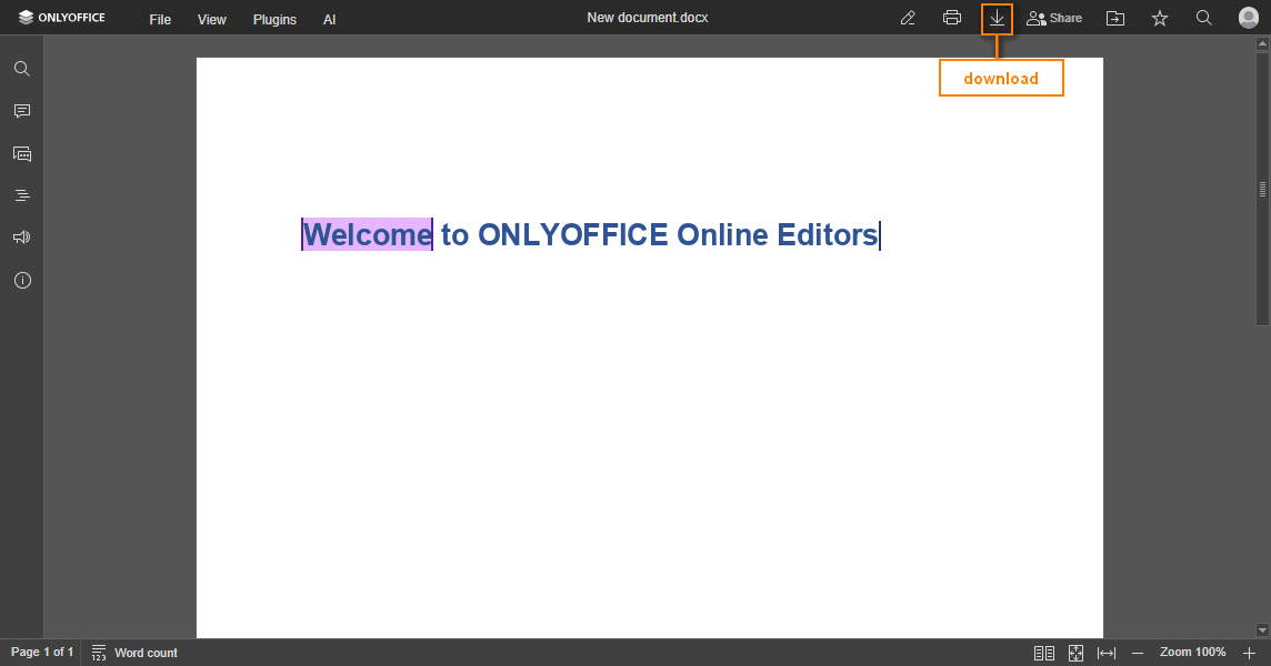 Download document