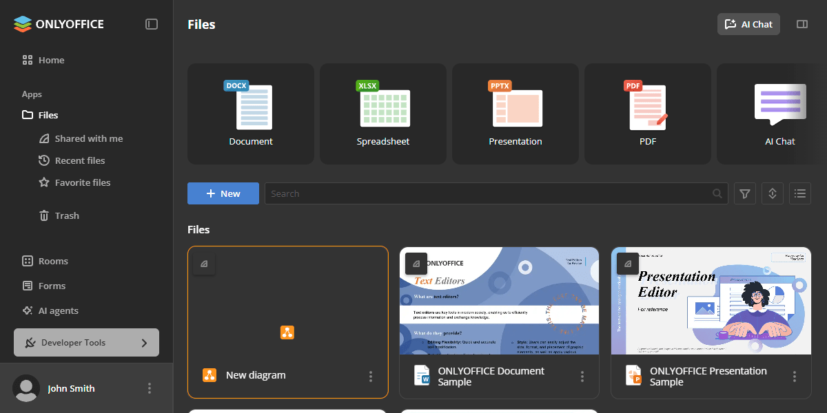 File icon tile