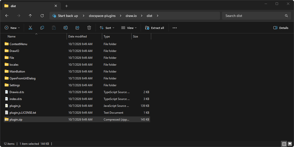 Plugin archive