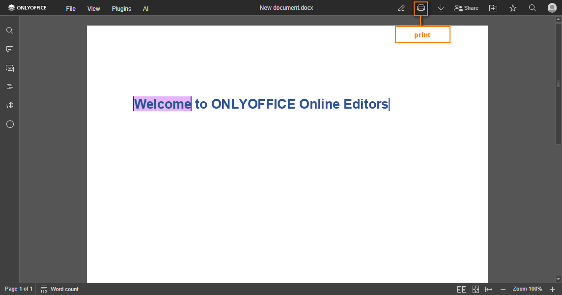 Print document