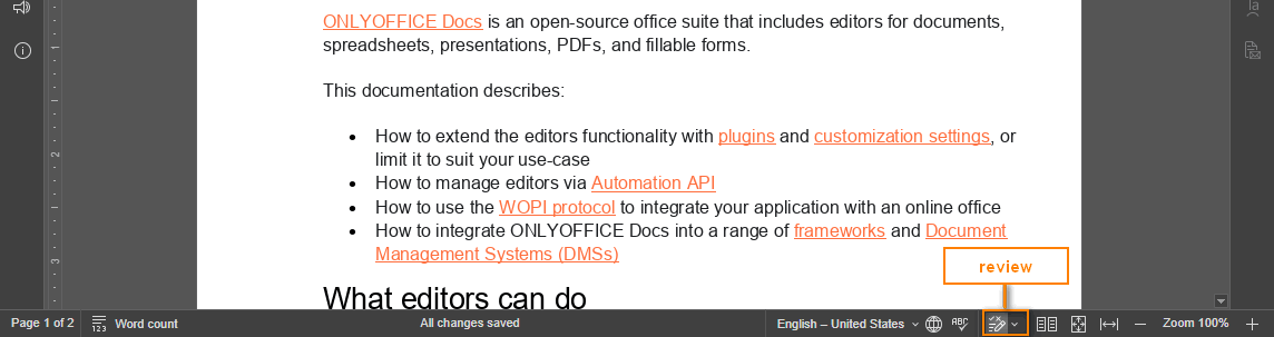 Review document