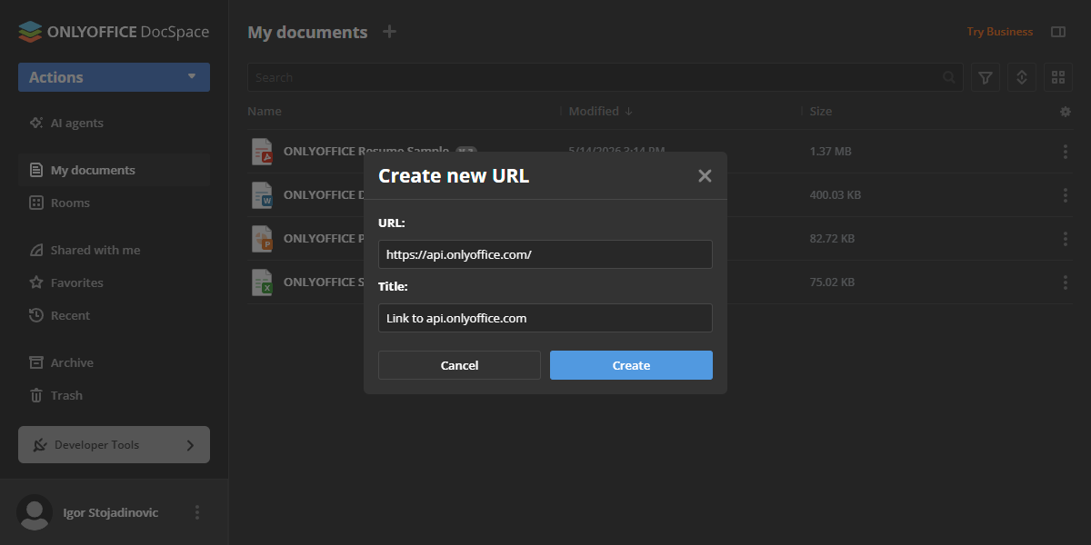 Create URL