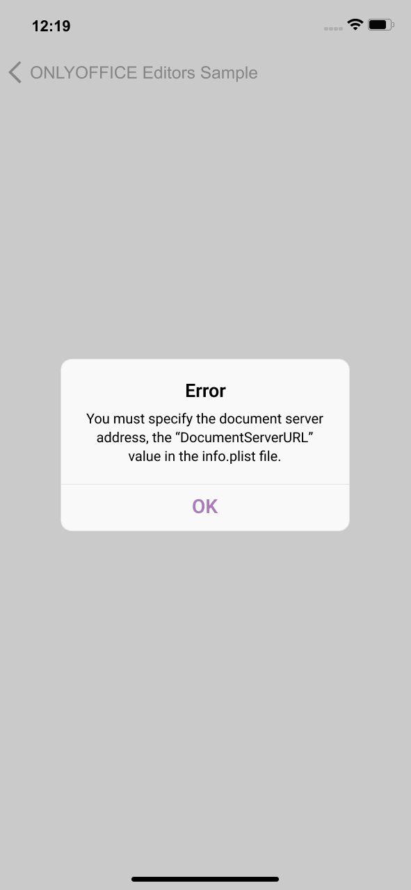iOS error