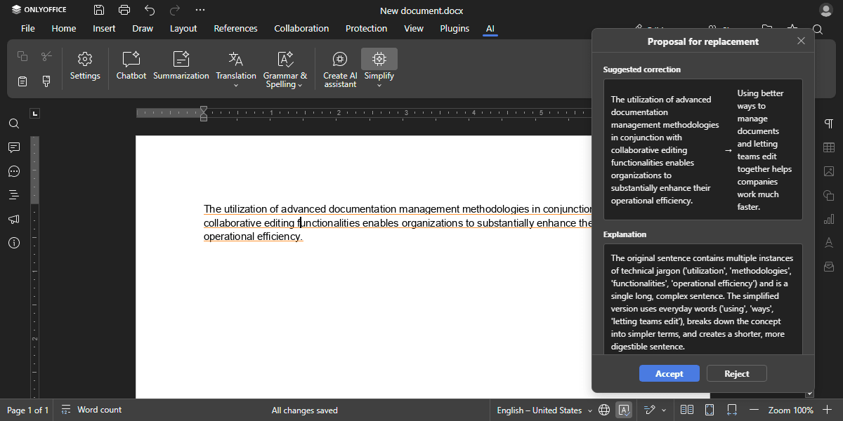 Simplify 助手示例