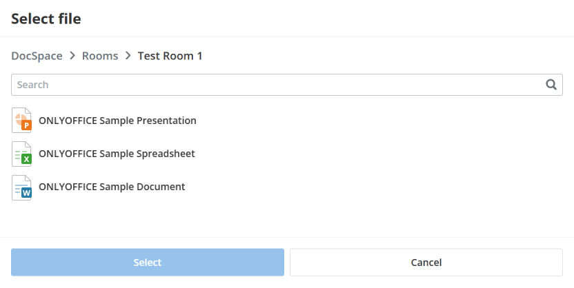 File-selector mode