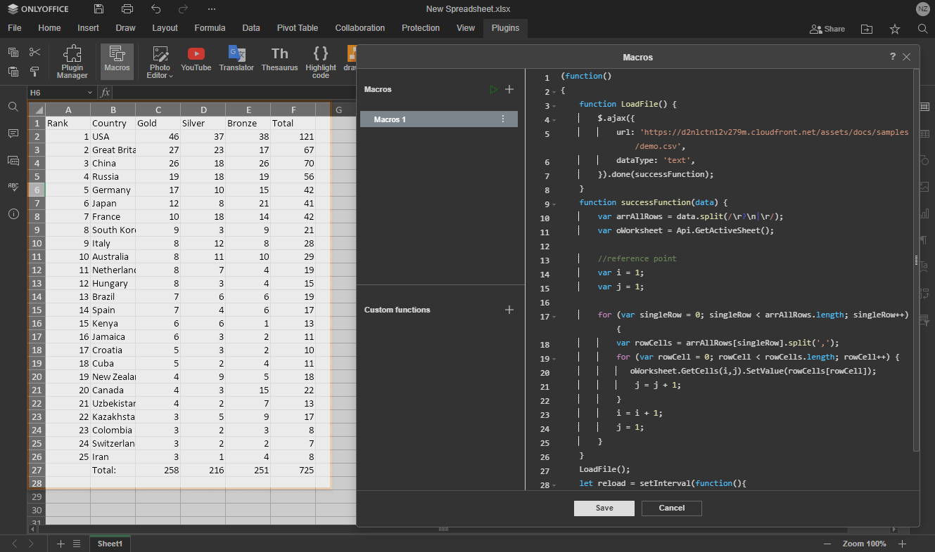 Import CSV/text data