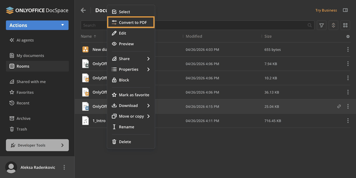 PDF converter